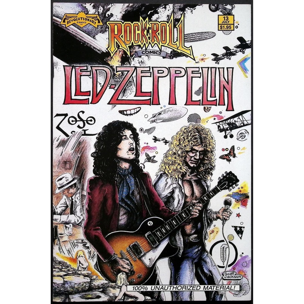 Revolutionary Comics Comic Book Rock N Roll Comics #13 Led Zeppelin 1990